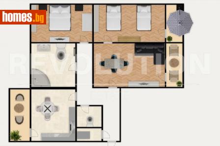 Тристаен, 85m² - Апартамент за продажба - 115776294