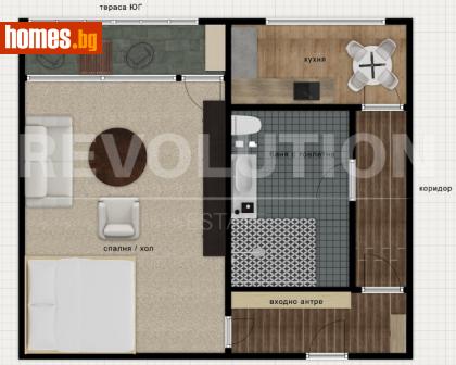 Едностаен, 45m² - Апартамент за продажба - 115794255