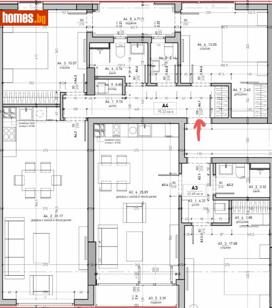 Тристаен, 113m² - Жк. Дружба 2, София - Апартамент за продажба - СИБИЕМ КОНСУЛТ ООД - 115794874
