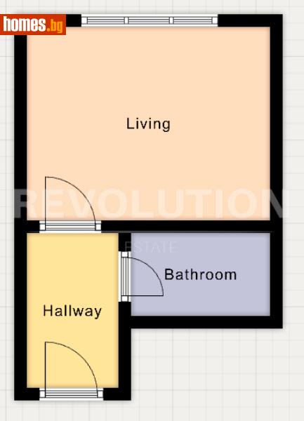 Едностаен, 26m² - Жк. Люлин 1, София - Апартамент за продажба - Революшън Естейт - 115809260