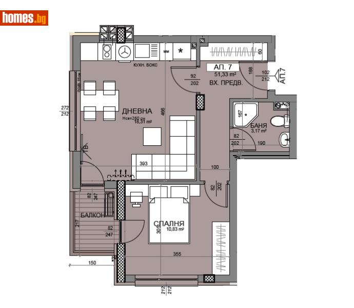 Двустаен, 60m² - Жк. Младост 1, София - Апартамент за продажба - HomeMark - 115809261