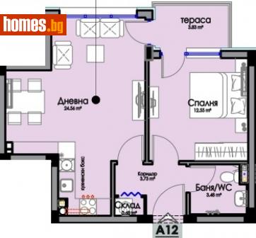 Двустаен, 65m² - Апартамент за продажба - 115816044