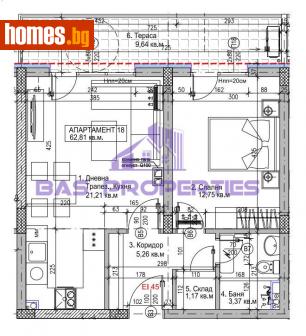Двустаен, 73m² - Апартамент за продажба - 115834251