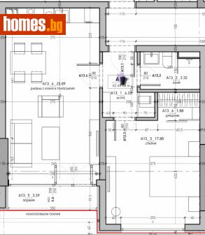 Двустаен, 76m² - Апартамент за продажба - 115841186