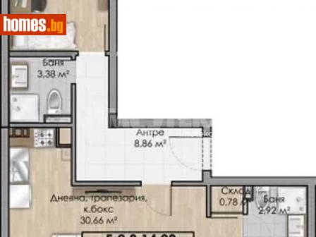 Тристаен, 106m² - Апартамент за продажба - 115854015
