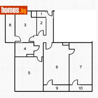 Тристаен, 85m² - Апартамент за продажба - 115883479