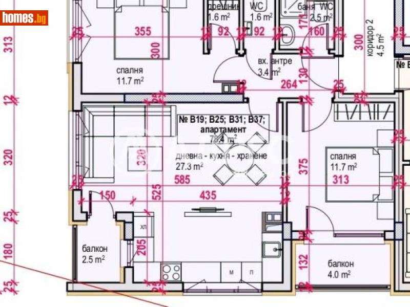 Тристаен, 93m² - Бургас, Бургас - Апартамент за продажба - АДРЕС НЕДВИЖИМИ ИМОТИ - 115895776