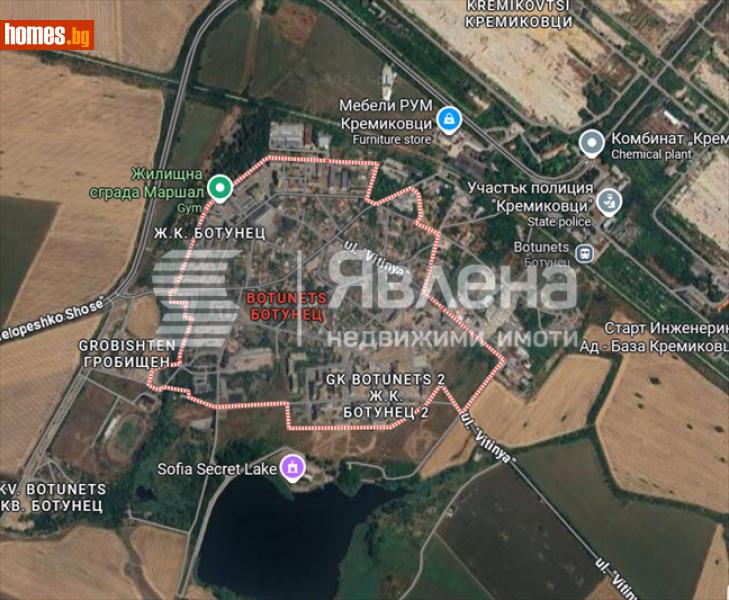 Парцел, 805m² -  Ботунец, София - Парцел за продажба - ЯВЛЕНА - 115911148