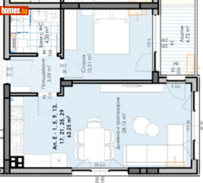 Двустаен, 75m² - Жк. Гагарин, Пловдив - Апартамент за продажба - Deluxe Homes - 115959608