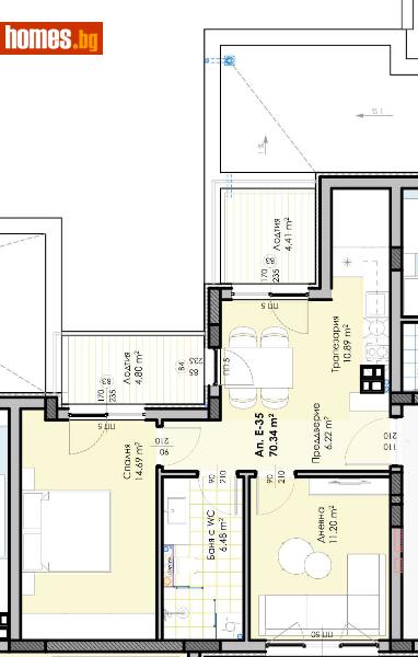 Тристаен, 82m² - Жк. Гагарин, Пловдив - Апартамент за продажба - Deluxe Homes - 115959666