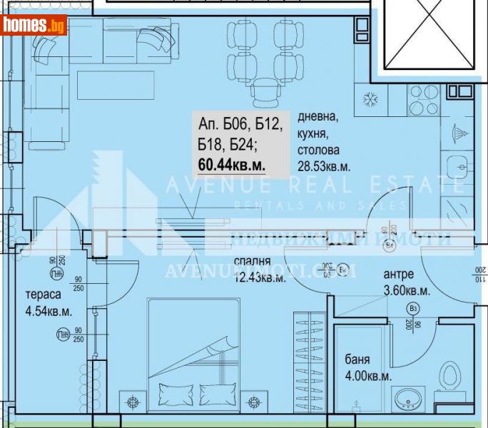 Двустаен, 70m² - Кв. Кършияка, Пловдив - Апартамент за продажба - Avenue Real Estate - 115964607