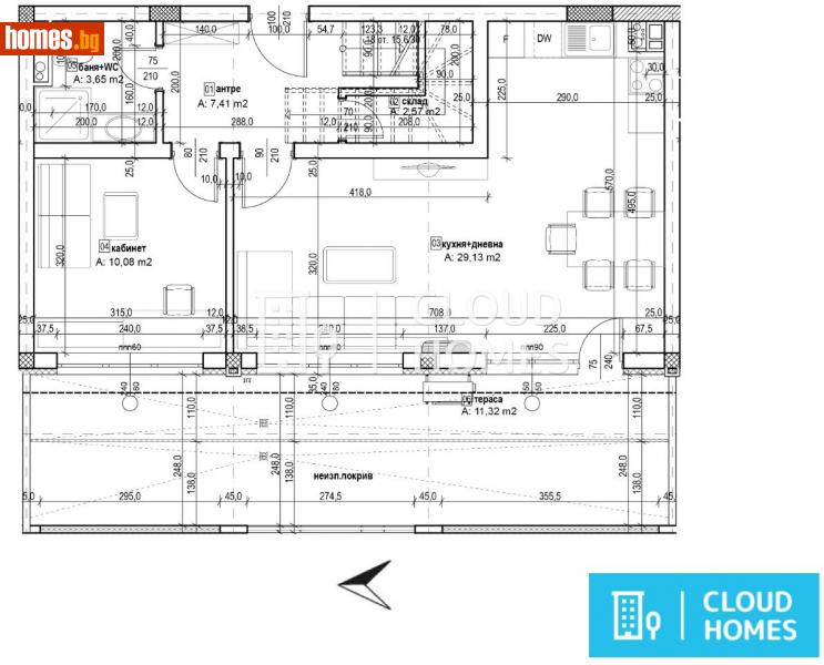 Мезонет, 228m² - Жк. Дървеница, София - Апартамент за продажба - Cloud Homes - 115972106