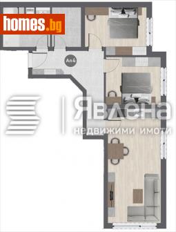 Тристаен, 93m² - Апартамент за продажба - 115977844