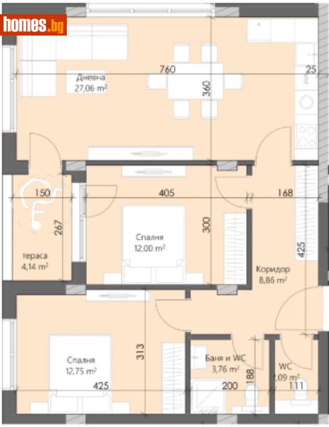 Тристаен, 102m² - Кв. Кършияка, Пловдив - Апартамент за продажба - Deluxe Homes - 115979471