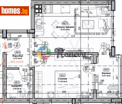 Двустаен, 62m² - Апартамент за продажба - 115990109