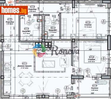 Тристаен, 108m² - Апартамент за продажба - 115990117