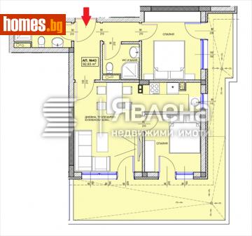 Тристаен, 107m² - Апартамент за продажба - 115993333
