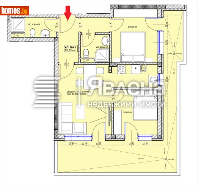 Тристаен, 107m² - Гр.Поморие, Бургас - Апартамент за продажба - ЯВЛЕНА - 115993333