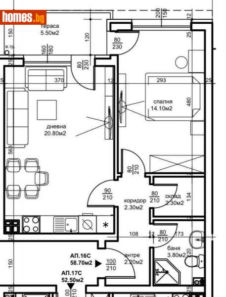 Двустаен, 67m² - Кв. Беломорски, Пловдив - Апартамент за продажба - АВИРЕКС НЕДВИЖИМИ ИМОТИ - 115995543