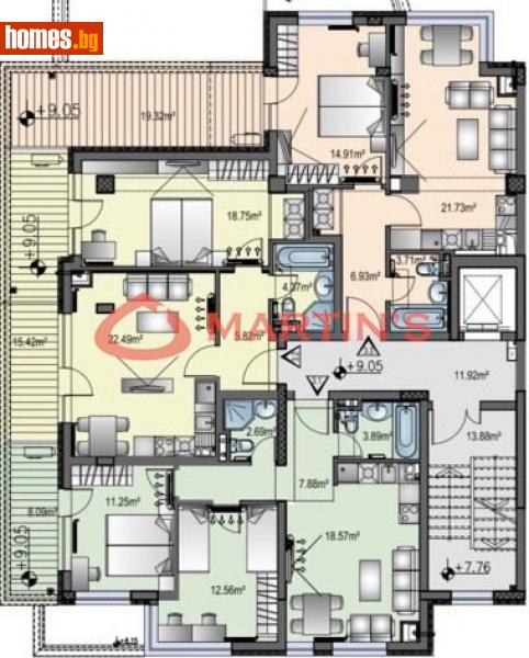 Двустаен, 96m² - Кв. Кръстова Вада, София - Апартамент за продажба - МАРТИНС Риелторс - 115995999