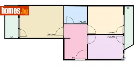Двустаен, 59m² - Апартамент за продажба - 115996657
