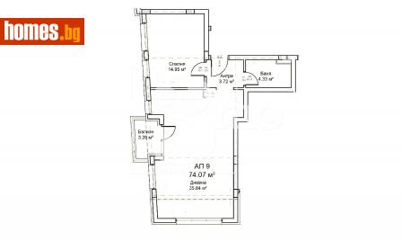 Двустаен, 87m² - Апартамент за продажба - 116008160