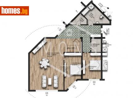 Тристаен, 148m² - Апартамент за продажба - 116008532