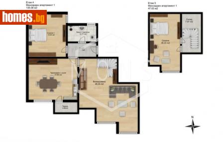 Мезонет, 149m² - Апартамент за продажба - 116008555
