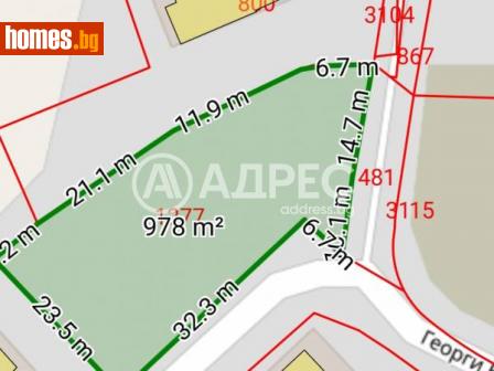 Парцел, 977m² - Парцел за продажба - 116035352