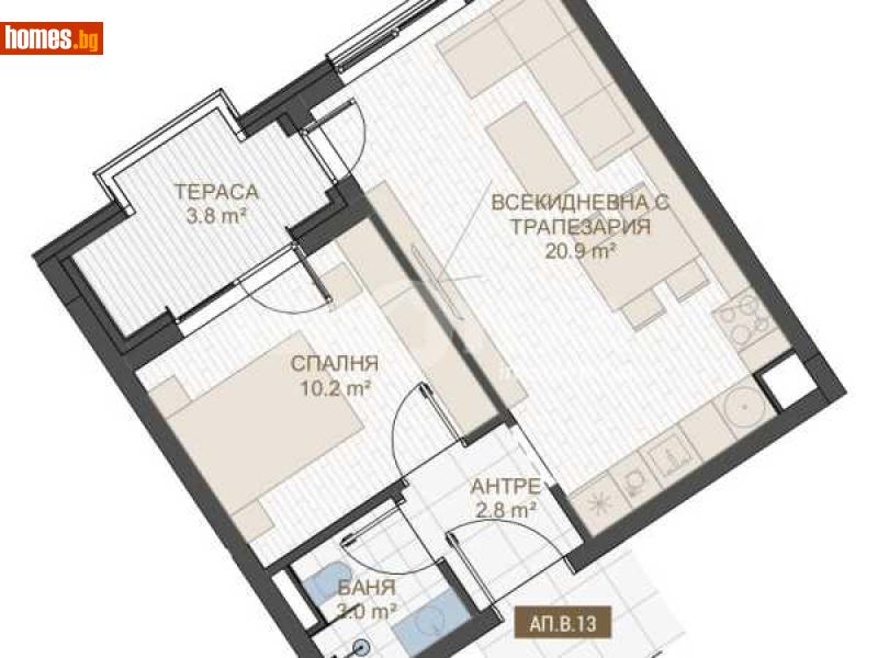 Двустаен, 58m² -  Център, Пловдив - Апартамент за продажба - ИМОТЕКА АД - 116035810