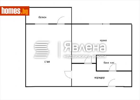 Едностаен, 43m² - Апартамент за продажба - 116036135
