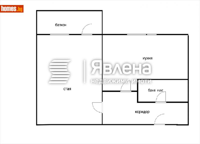 Едностаен, 43m² - Жк. Люлин 9, София - Апартамент за продажба - ЯВЛЕНА - 116036135