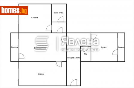 Тристаен, 76m² - Апартамент за продажба - 116036162