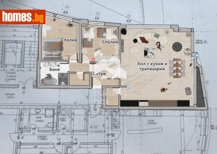 Тристаен, 117m² - Апартамент за продажба - 116038729