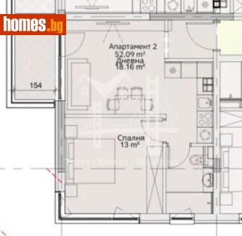 Двустаен, 63m² - Апартамент за продажба - 116044593