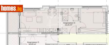 Двустаен, 74m² - Апартамент за продажба - 116044603