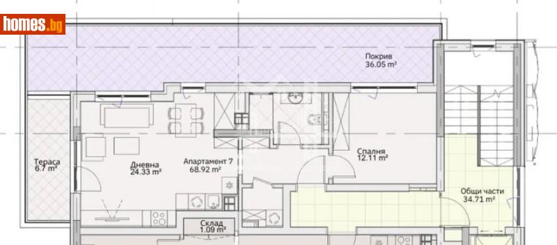 Двустаен, 84m² - Жк. Левски, София - Апартамент за продажба - Trust Broker Solutions - 116044613