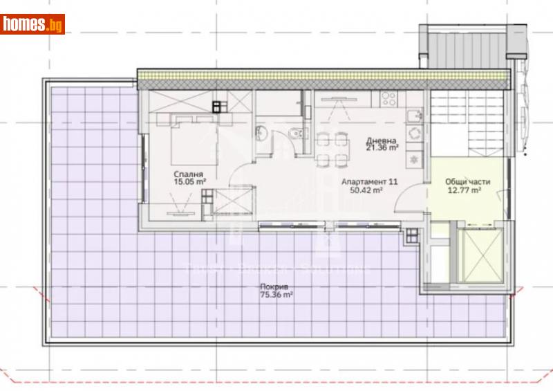 Двустаен, 61m² - Жк. Левски, София - Апартамент за продажба - Trust Broker Solutions - 116044623