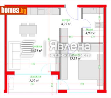 Двустаен, 72m² - Апартамент за продажба - 116055961