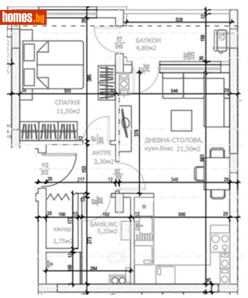 Двустаен, 68m² - Жк. Тракия, Пловдив - Апартамент за продажба - Deluxe Homes - 116056822