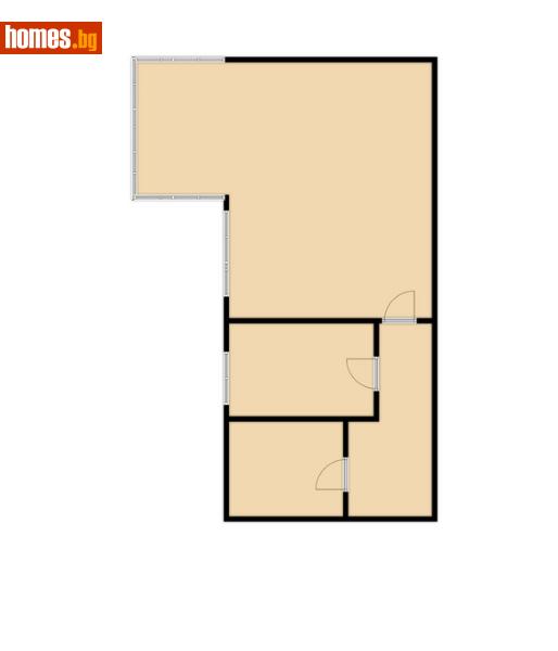 Двустаен, 35m² - Жк. Тракия, Пловдив - Апартамент за продажба - ЛИДЕР А - 116056925