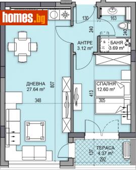 Двустаен, 70m² - Апартамент за продажба - 116056984