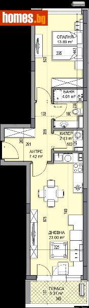 Двустаен, 77m² - Жк. Гагарин, Пловдив - Апартамент за продажба - Deluxe Homes - 116056986