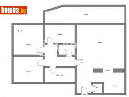 Тристаен, 213m² - Апартамент за продажба - 116075120