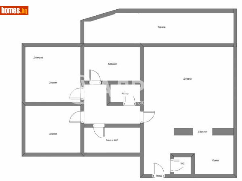 Тристаен, 213m² - Жк. Овча Купел, София - Апартамент за продажба - АДРЕС НЕДВИЖИМИ ИМОТИ - 116075120