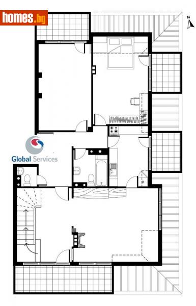 Многостаен, 227m² - Жк. Лозенец, София - Апартамент за продажба - Глобъл Сървисиз ООД - 116085409