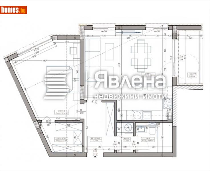 Двустаен, 86m² - Варна, Варна - Апартамент за продажба - ЯВЛЕНА - 116108074