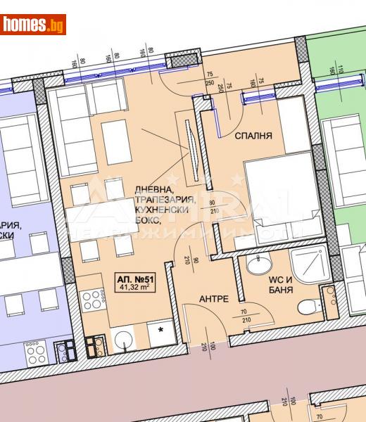 Двустаен, 47m² - Гр.Поморие, Бургас - Апартамент за продажба - ADMIRAL Недвижими Имоти - 116108889