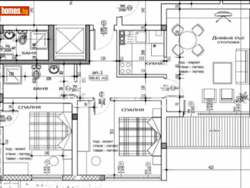 Двустаен, 68m² - Кв. Аспарухово, Варна - Апартамент за продажба - АДРЕС НЕДВИЖИМИ ИМОТИ - 116140466