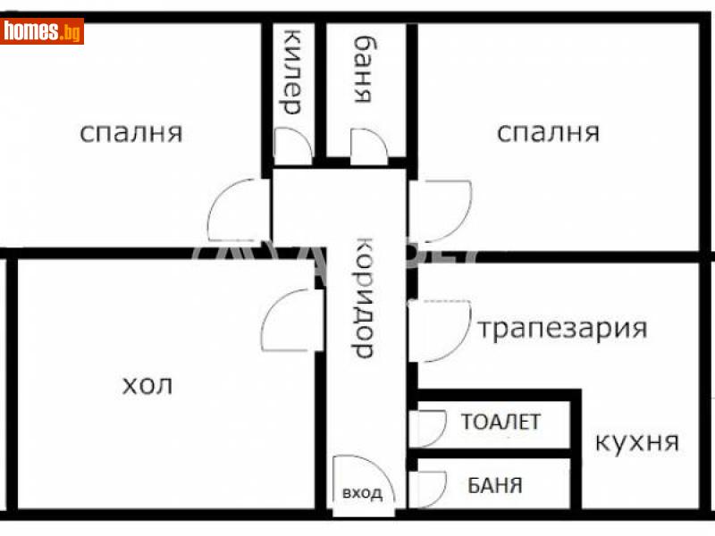 Тристаен, 88m² -  Нептун, Варна - Апартамент за продажба - АДРЕС НЕДВИЖИМИ ИМОТИ - 116140477